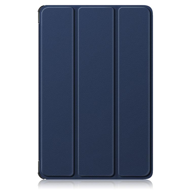 For Lenovo Yoga Tab Plus Custer Texture 3-Fold Holder Leather Smart Tablet Case