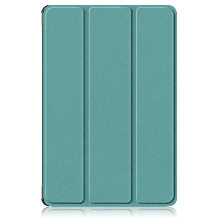 For Lenovo Tab 10.1 2025 Custer Texture 3-Fold Holder Leather Smart Tablet Case
