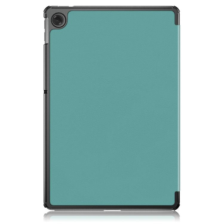 For Lenovo Tab 10.1 2025 Custer Texture 3-Fold Holder Leather Smart Tablet Case