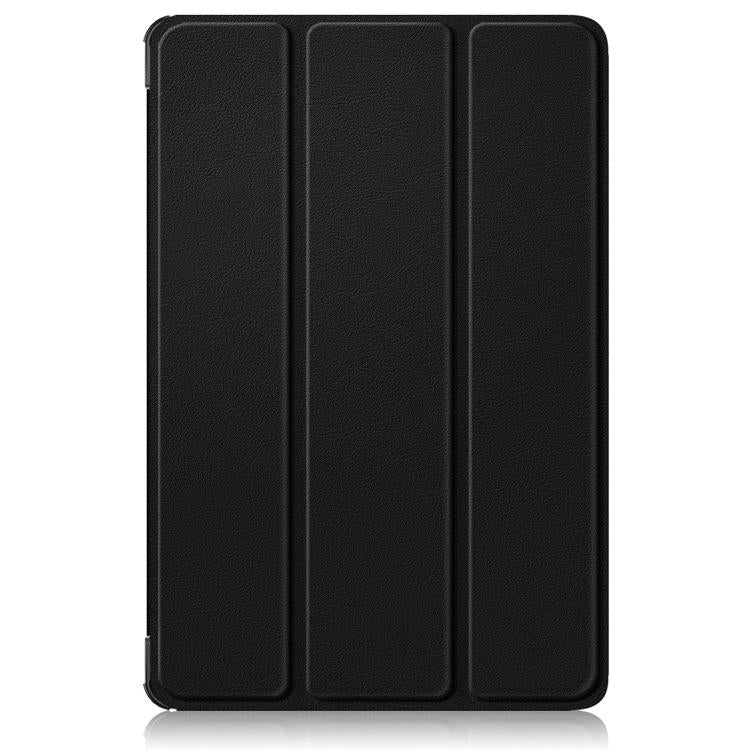 For Lenovo Tab Idea 11 /Xiaoxin Pad 2025 Custer Texture 3-Fold Holder Leather Smart Tablet Case