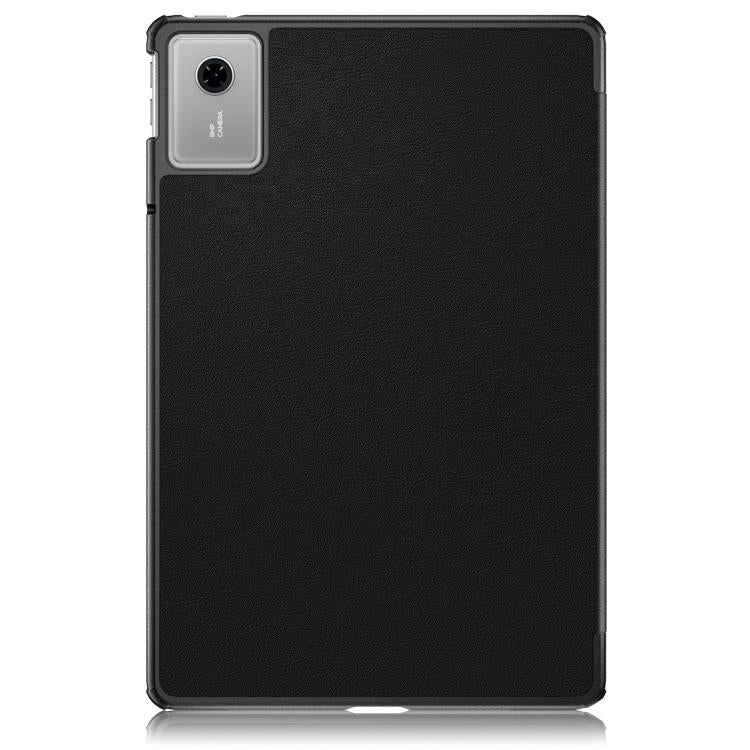 For Lenovo Tab Idea 11 /Xiaoxin Pad 2025 Custer Texture 3-Fold Holder Leather Smart Tablet Case