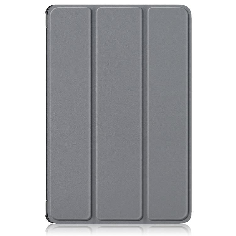 For Lenovo Tab Idea 11 /Xiaoxin Pad 2025 Custer Texture 3-Fold Holder Leather Smart Tablet Case