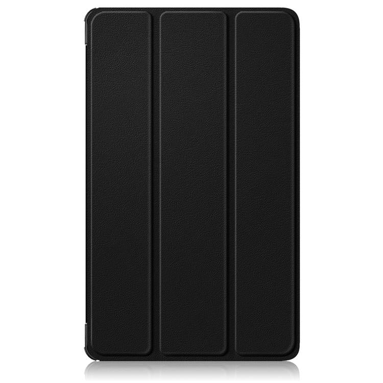 For Lenovo Tab One 8.7 / K9 2025 Custer Texture 3-Fold Holder Leather Smart Tablet Case