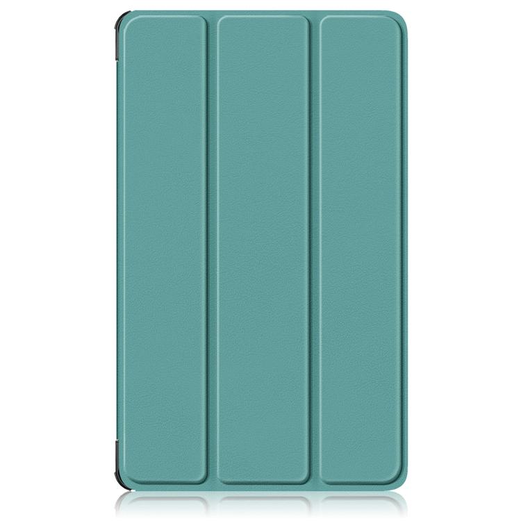 For Lenovo Tab One 8.7 / K9 2025 Custer Texture 3-Fold Holder Leather Smart Tablet Case
