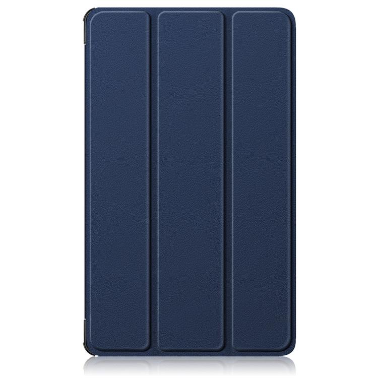 For Lenovo Tab One 8.7 / K9 2025 Custer Texture 3-Fold Holder Leather Smart Tablet Case