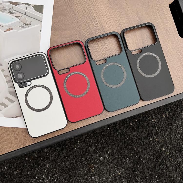 For Xiaomi 17 Pro Max PU MagSafe Magnetic Phone Case