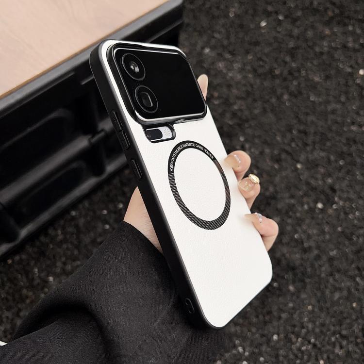 For Xiaomi 17 Pro Max PU MagSafe Magnetic Phone Case