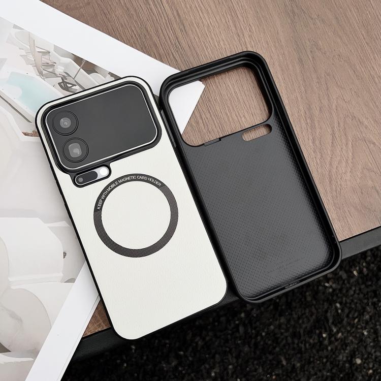 For Xiaomi 17 Pro Max PU MagSafe Magnetic Phone Case