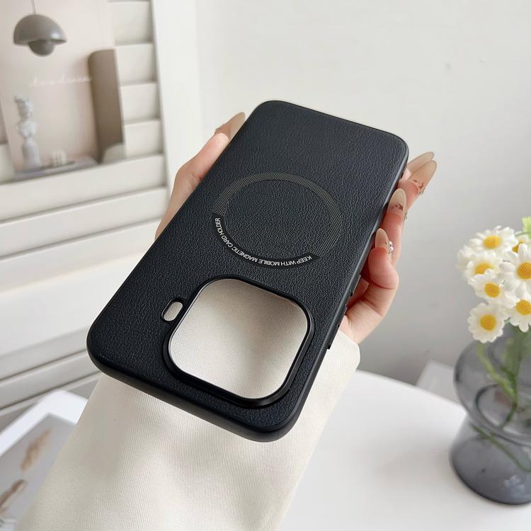 For Xiaomi 15T Pro PU MagSafe Magnetic Phone Case