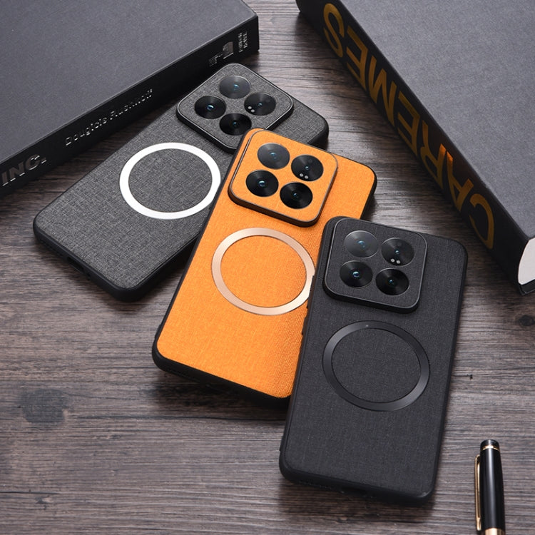 For Xiaomi 14T CD Magsafe Magnetic Cloth Texture Phone Case