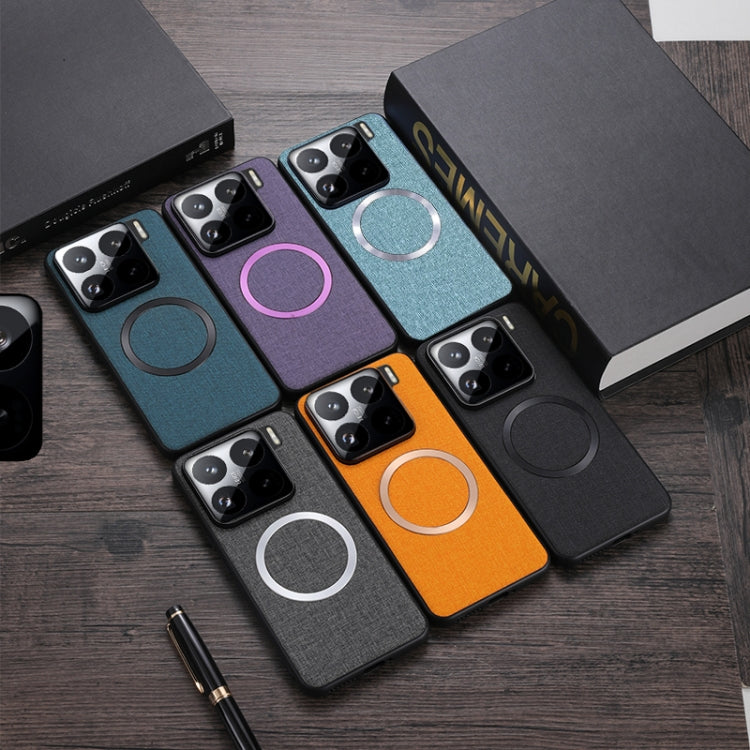 For Xiaomi 15 CD Magsafe Magnetic Cloth Texture Phone Case