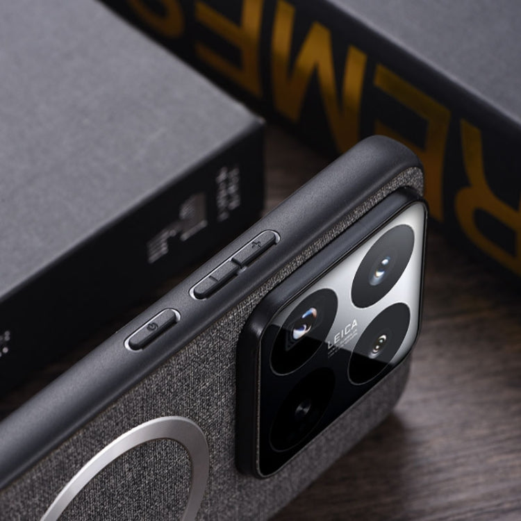 For Xiaomi 15 Pro CD Magsafe Magnetic Cloth Texture Phone Case