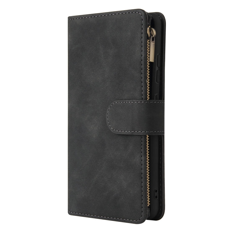 For Samsung Galaxy A32 4G Multifunctional Frosted Zipper Wallet Leather Phone Case