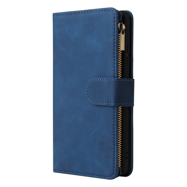 For Samsung Galaxy A32 4G Multifunctional Frosted Zipper Wallet Leather Phone Case
