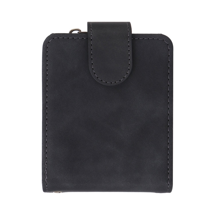 For Samsung Galaxy Z Flip3 5G Multifunctional Frosted Zipper Wallet Leather Phone Case
