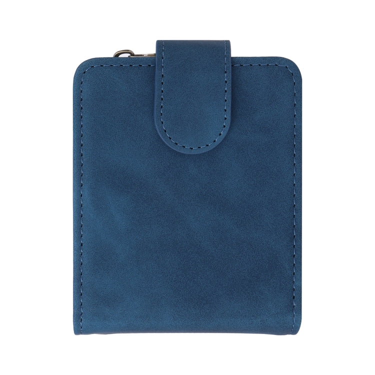 For Samsung Galaxy Z Flip3 5G Multifunctional Frosted Zipper Wallet Leather Phone Case