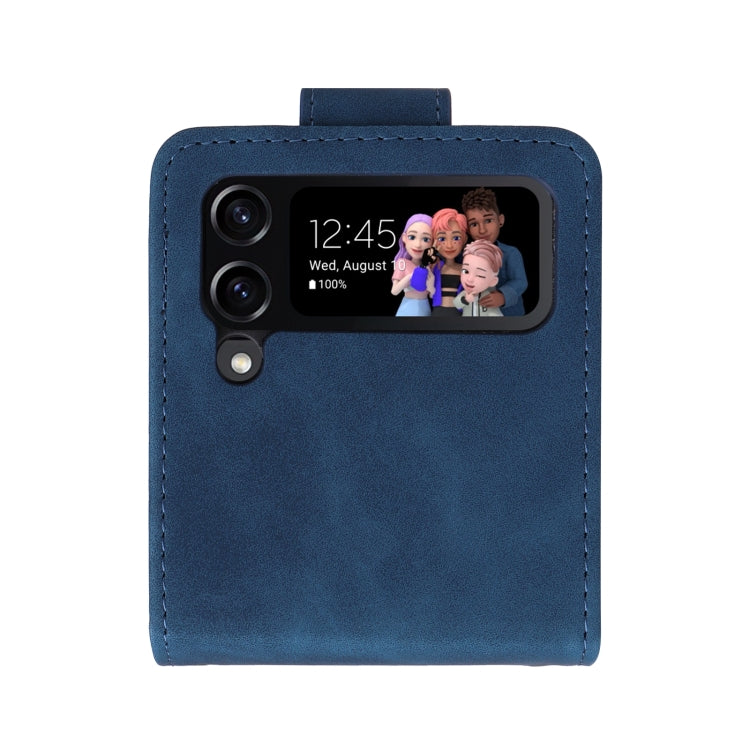 For Samsung Galaxy Z Flip4 Multifunctional Frosted Zipper Wallet Leather Phone Case