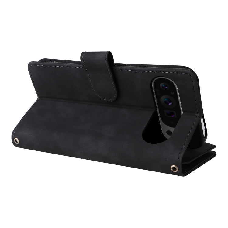 For Google Pixel 9 Pro Multifunctional Multi-Card Wallet Phone Leather Case