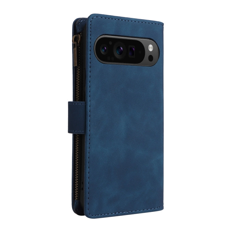 For Google Pixel 9 Pro Multifunctional Multi-Card Wallet Phone Leather Case