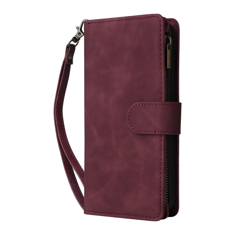 For Google Pixel 9 Pro Multifunctional Multi-Card Wallet Phone Leather Case