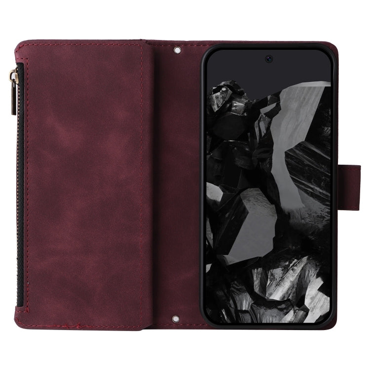 For Google Pixel 9 Pro Multifunctional Multi-Card Wallet Phone Leather Case