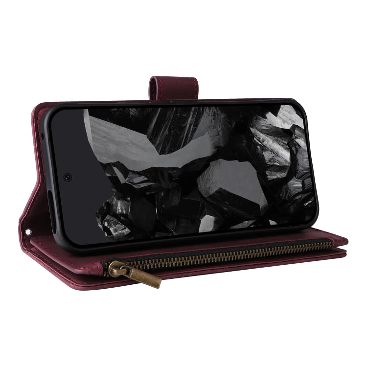 For Google Pixel 9 Pro Multifunctional Multi-Card Wallet Phone Leather Case