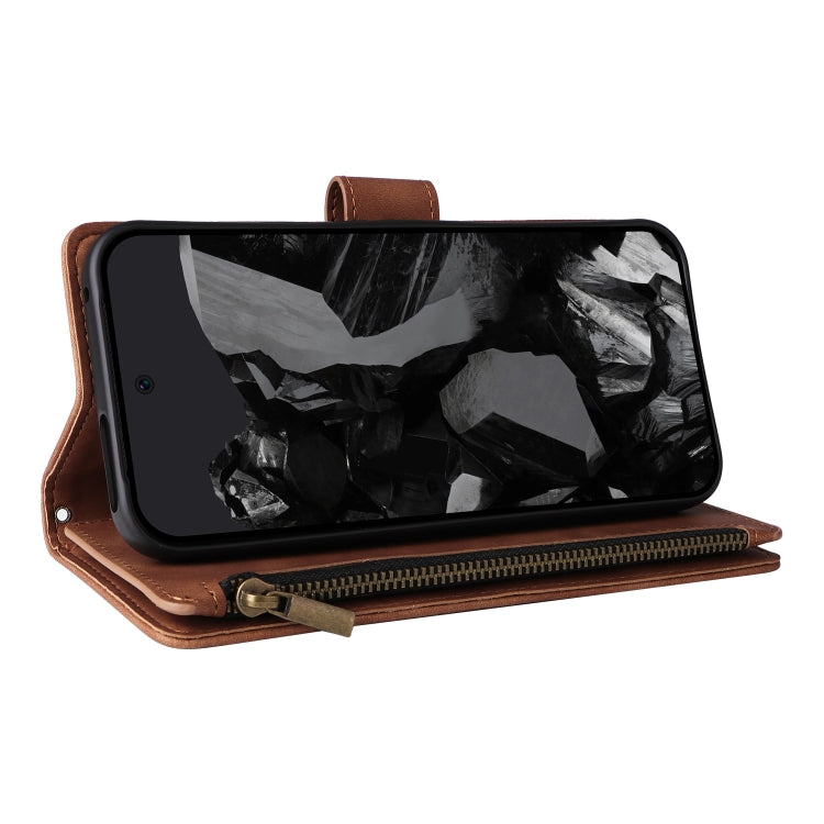For Google Pixel 9 Pro Multifunctional Multi-Card Wallet Phone Leather Case