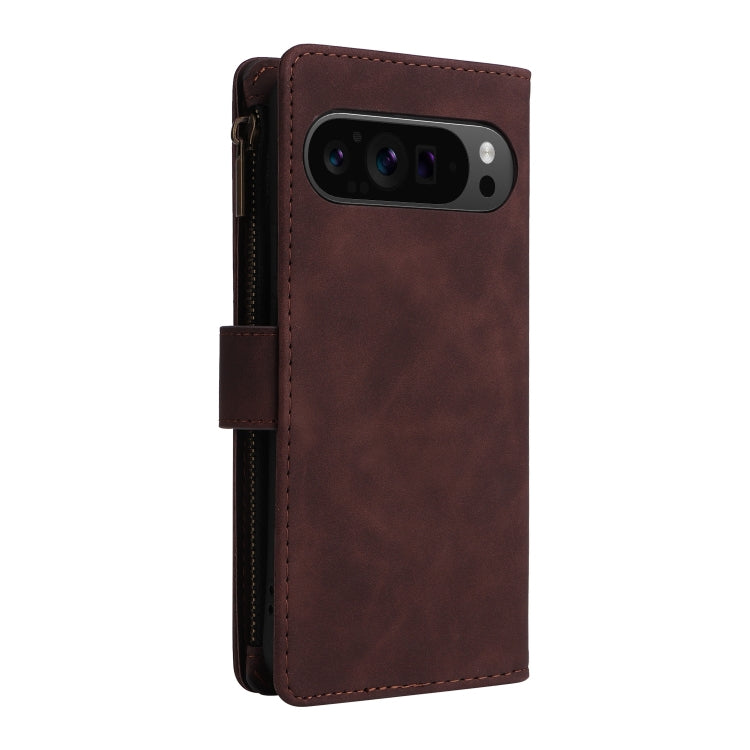 For Google Pixel 9 Pro Multifunctional Multi-Card Wallet Phone Leather Case