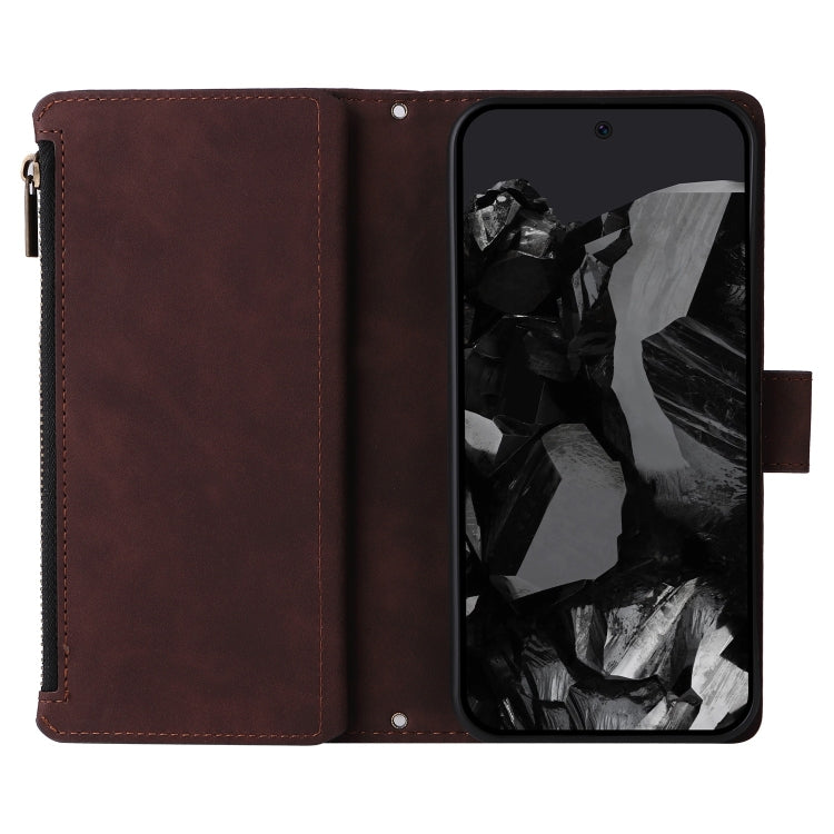 For Google Pixel 9 Pro Multifunctional Multi-Card Wallet Phone Leather Case