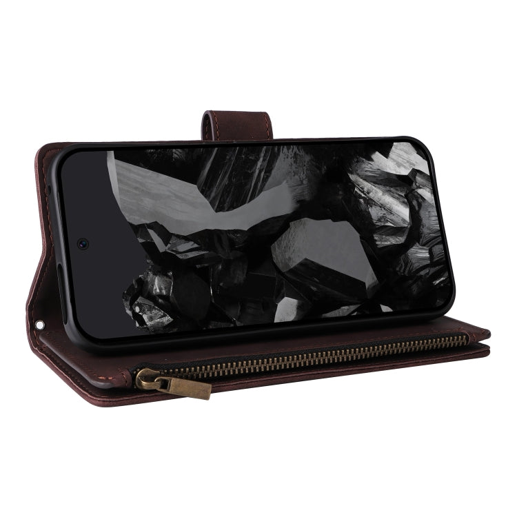 For Google Pixel 9 Pro Multifunctional Multi-Card Wallet Phone Leather Case