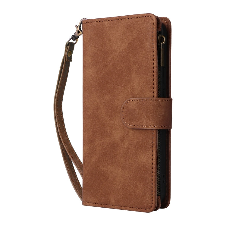 For Google Pixel 9 Multifunctional Multi-Card Wallet Phone Leather Case