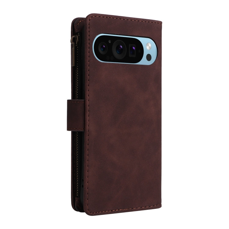 For Google Pixel 9 Multifunctional Multi-Card Wallet Phone Leather Case