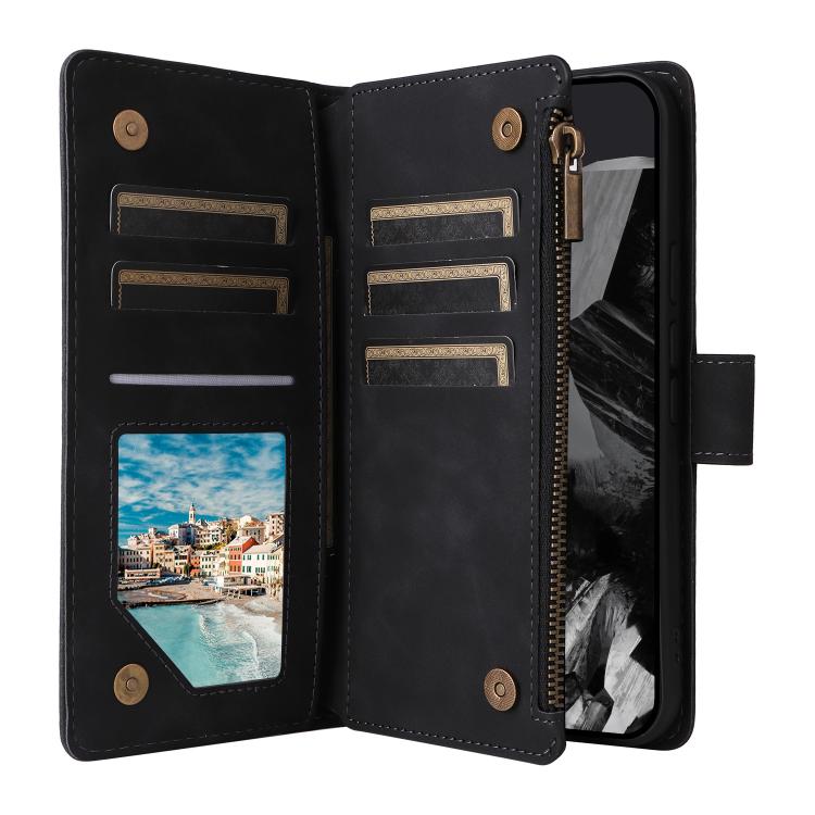 For Google Pixel 10 Pro XL Multifunctional Multi-Card Wallet Phone Leather Case
