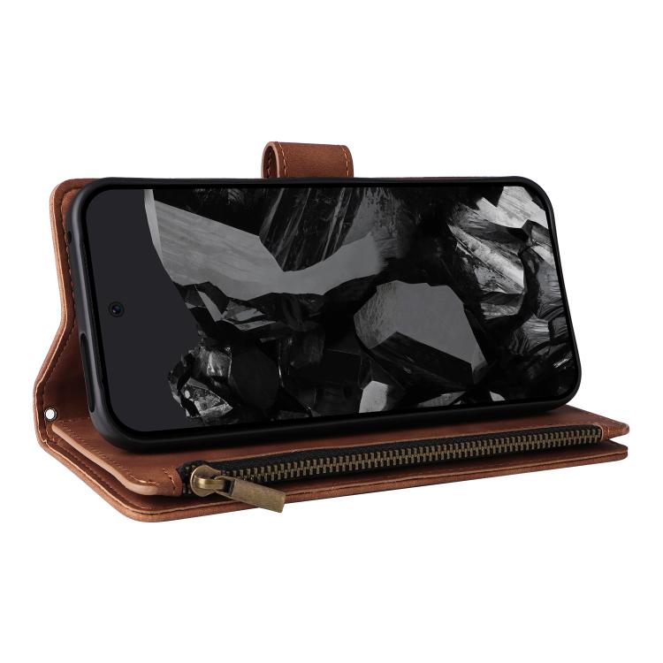 For Google Pixel 10 Pro XL Multifunctional Multi-Card Wallet Phone Leather Case