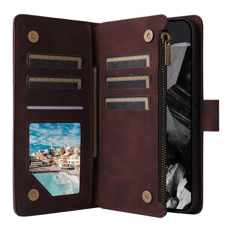 For Google Pixel 10 Pro XL Multifunctional Multi-Card Wallet Phone Leather Case