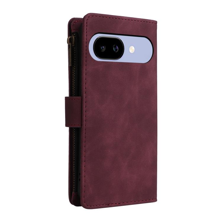 For Google Pixel 10a Multifunctional Multi-Card Wallet Phone Leather Case