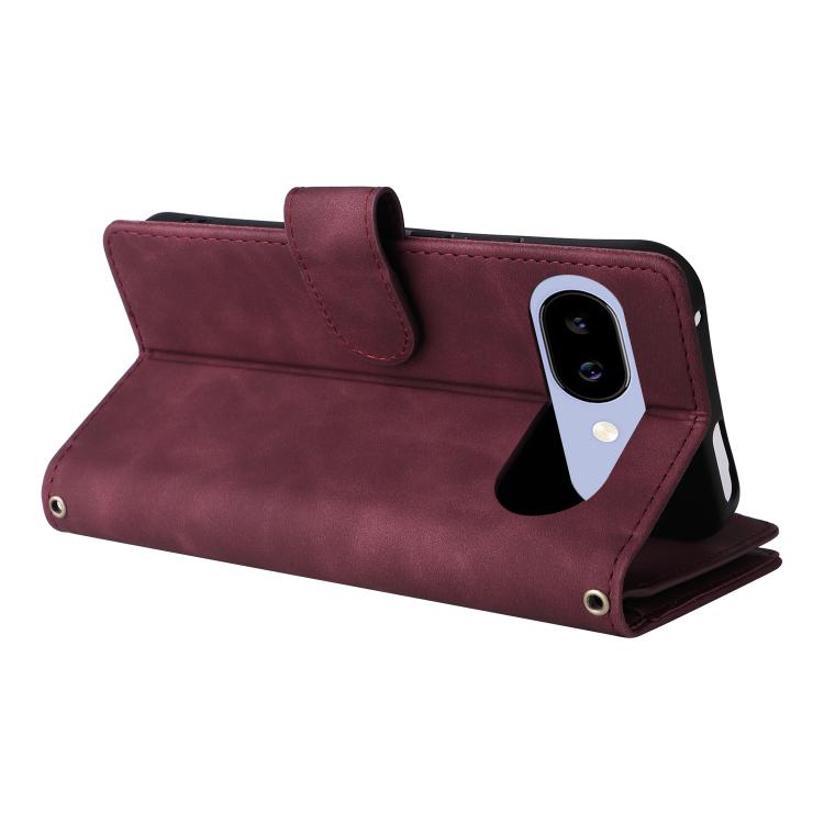 For Google Pixel 10a Multifunctional Multi-Card Wallet Phone Leather Case