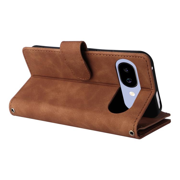 For Google Pixel 10a Multifunctional Multi-Card Wallet Phone Leather Case