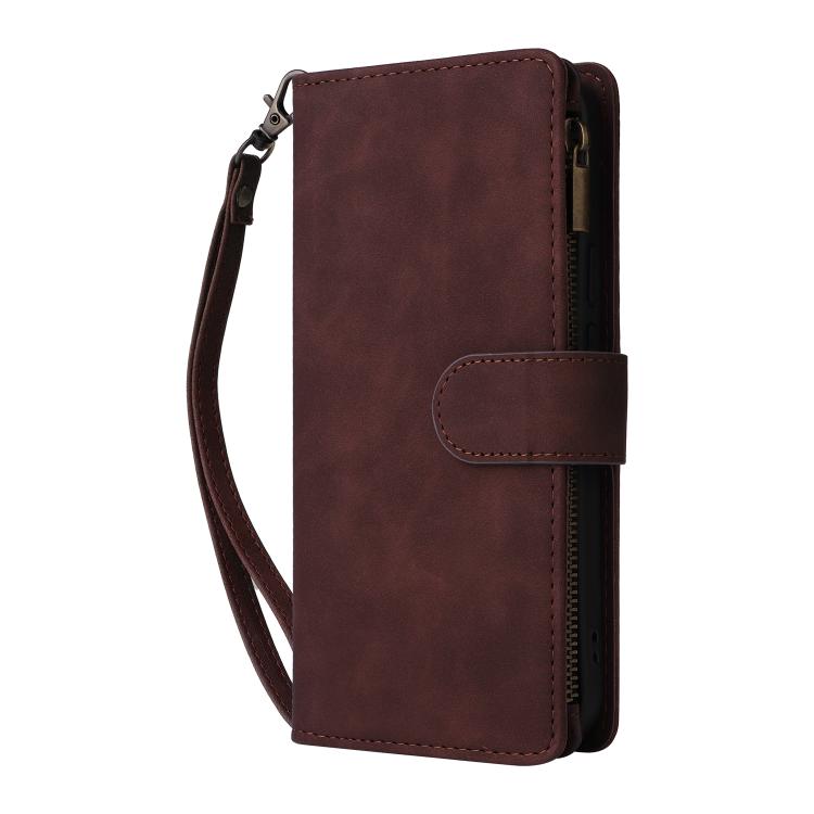For Google Pixel 10a Multifunctional Multi-Card Wallet Phone Leather Case