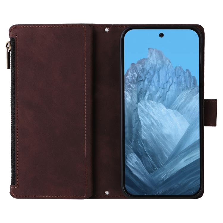 For Google Pixel 10a Multifunctional Multi-Card Wallet Phone Leather Case
