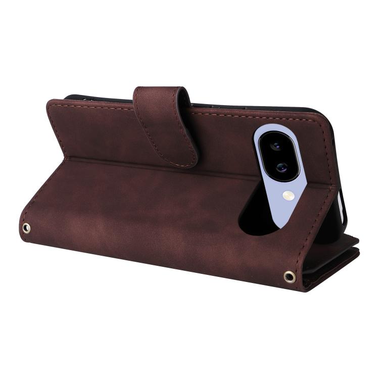 For Google Pixel 10a Multifunctional Multi-Card Wallet Phone Leather Case