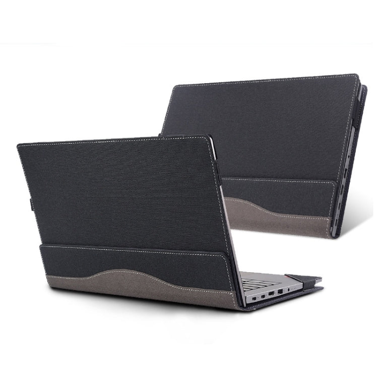 For Lenovo ThinkPad E14 Gen 5 / E14 Gen 6 Laptop Leather Shockproof Protective Case