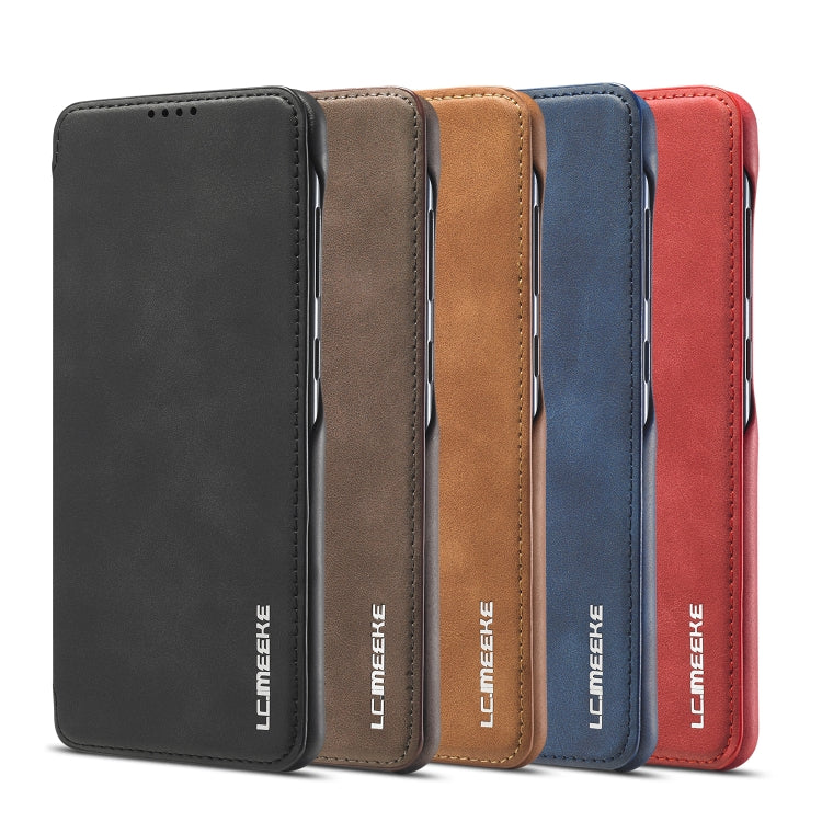 For Samsung Galaxy A21s LC.IMEEKE Hon Ancient Series Horizontal Flip Leather Case with Holder & Card Slot