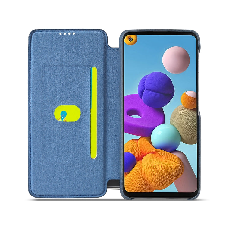 For Samsung Galaxy A21s LC.IMEEKE Hon Ancient Series Horizontal Flip Leather Case with Holder & Card Slot