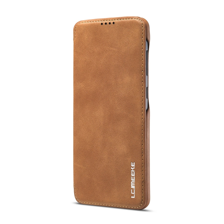 For Samsung Galaxy A21s LC.IMEEKE Hon Ancient Series Horizontal Flip Leather Case with Holder & Card Slot
