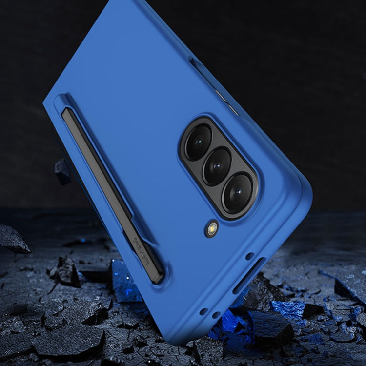 For Samsung Galaxy Z Fold6 Integrated Skin Feel PC Phone Case with Pen / Pen Box
