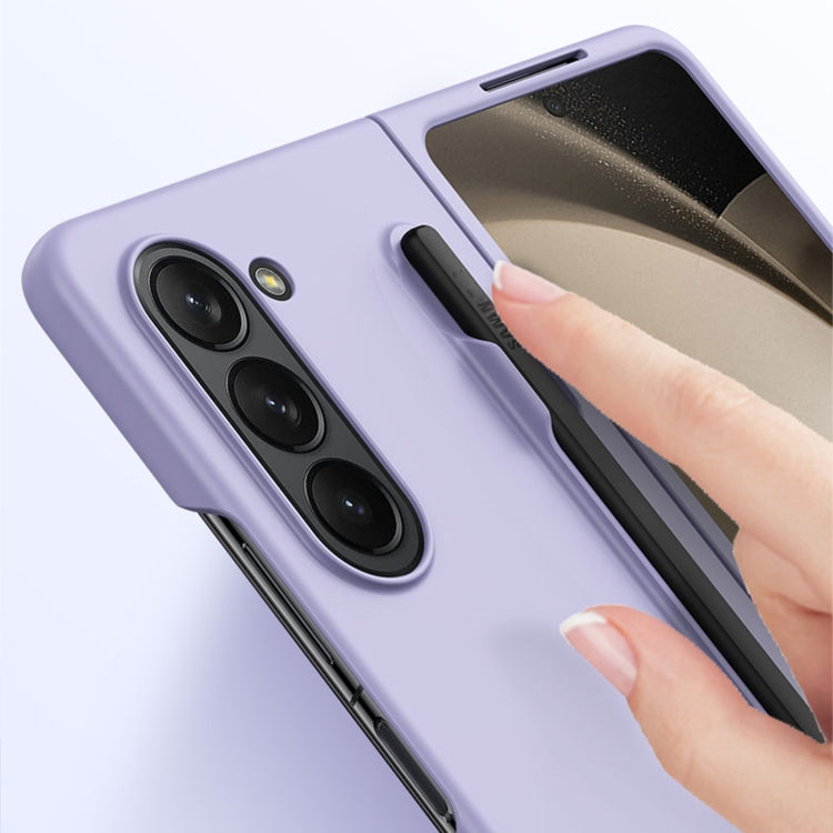 For Samsung Galaxy Z Fold6 Integrated Skin Feel PC Phone Case with Pen / Pen Box