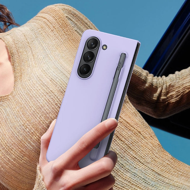For Samsung Galaxy Z Fold6 Integrated Skin Feel PC Phone Case with Pen / Pen Box