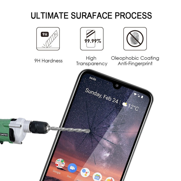 For Nokia 3.2 Full Glue Full Screen Tempered Glass Film
