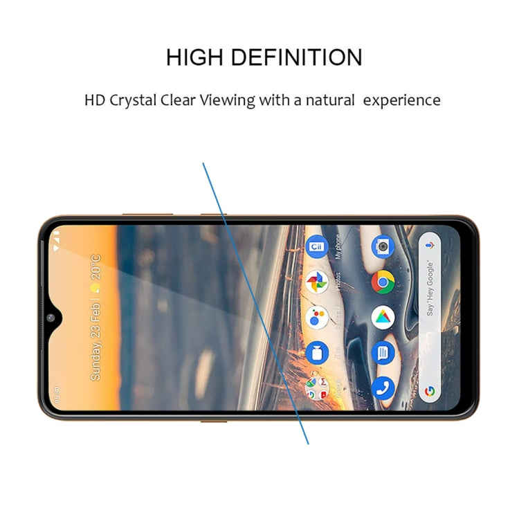 For Nokia 5.3 Full Glue Full Screen Tempered Glass Film